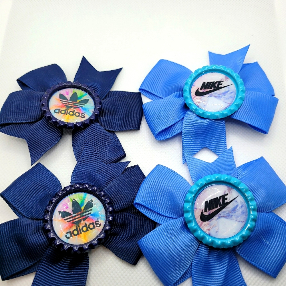 1 pair Designer inspired hair bows